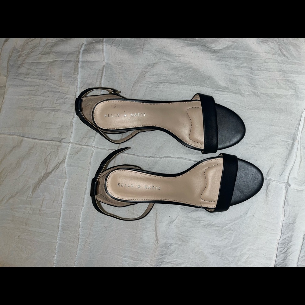 Kelly & Katie black heels